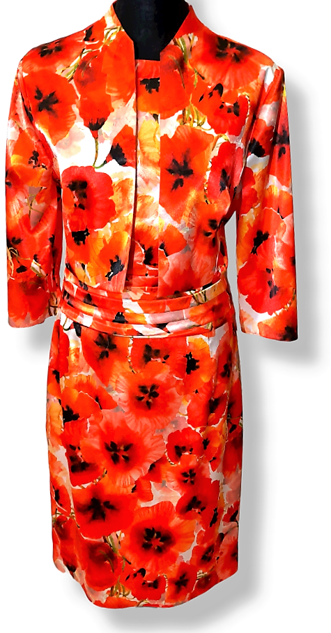 Etui Kleid 2 tlg